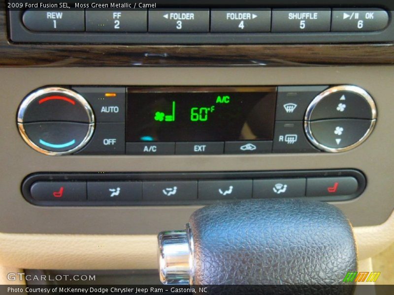 Moss Green Metallic / Camel 2009 Ford Fusion SEL
