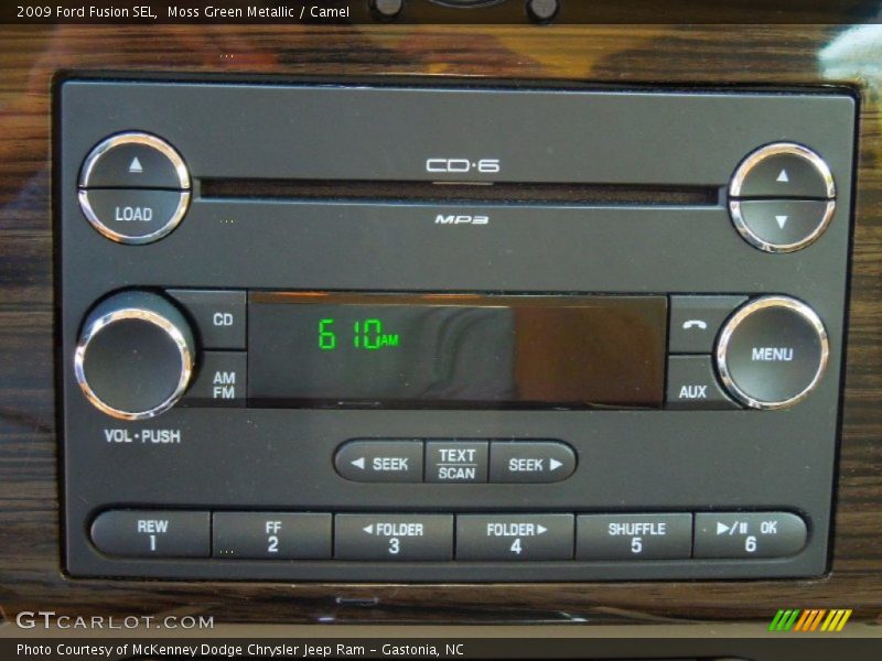 Moss Green Metallic / Camel 2009 Ford Fusion SEL