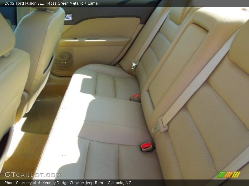 Moss Green Metallic / Camel 2009 Ford Fusion SEL
