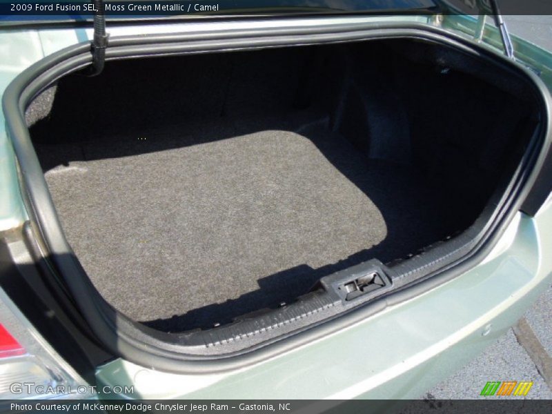 Moss Green Metallic / Camel 2009 Ford Fusion SEL
