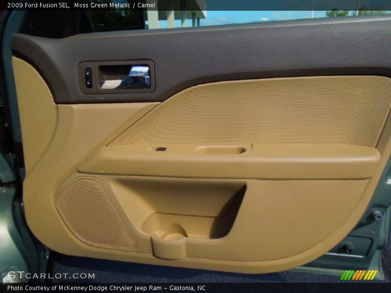 Moss Green Metallic / Camel 2009 Ford Fusion SEL
