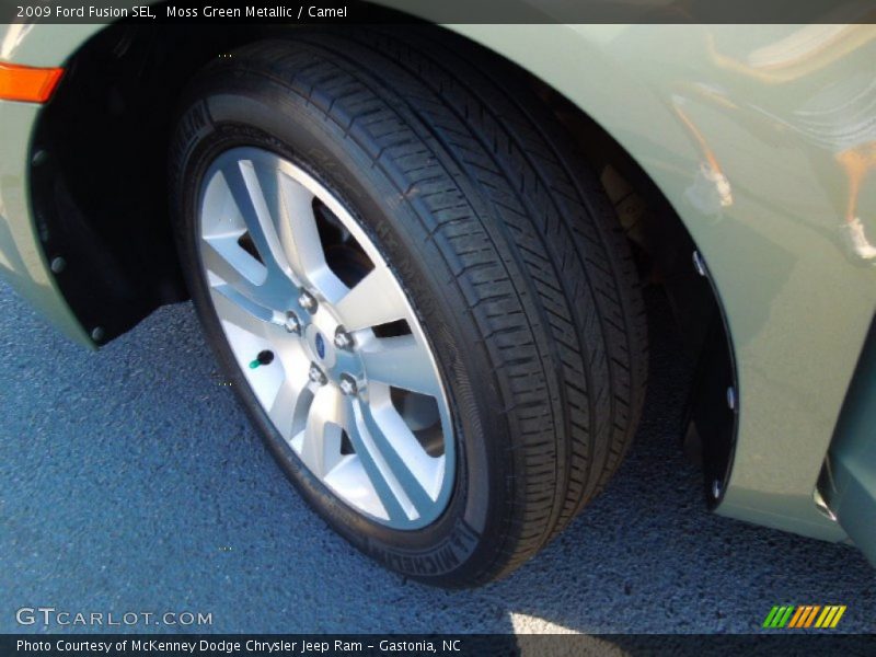 Moss Green Metallic / Camel 2009 Ford Fusion SEL