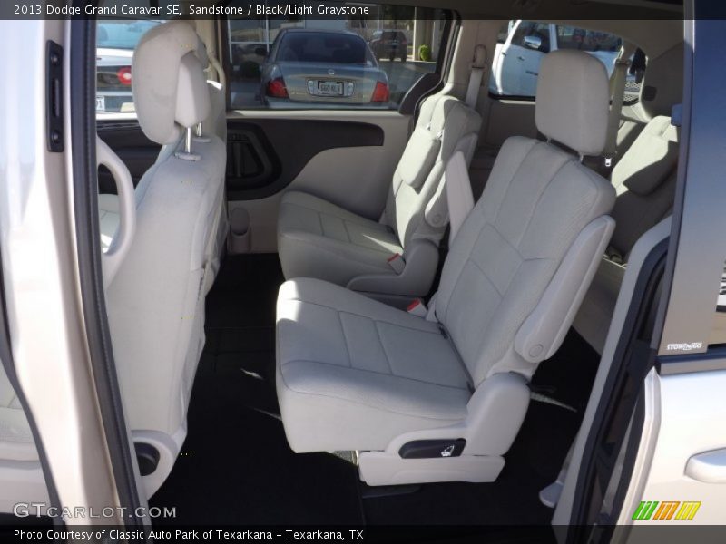 Sandstone / Black/Light Graystone 2013 Dodge Grand Caravan SE