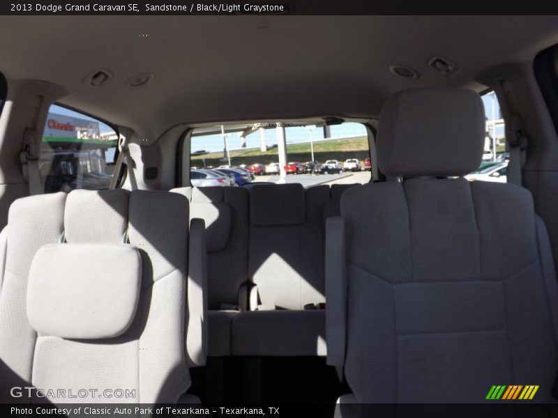 Sandstone / Black/Light Graystone 2013 Dodge Grand Caravan SE