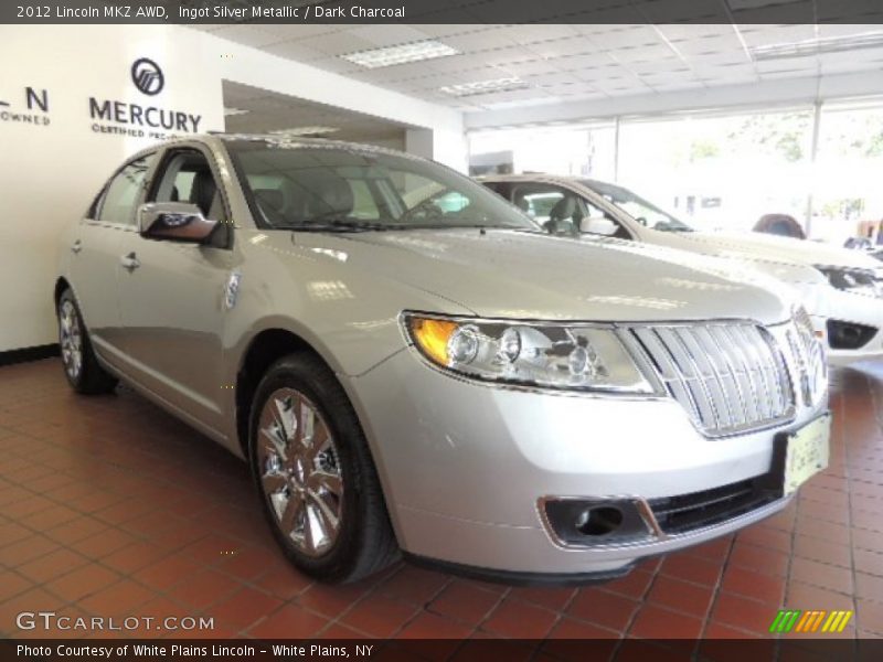 Ingot Silver Metallic / Dark Charcoal 2012 Lincoln MKZ AWD