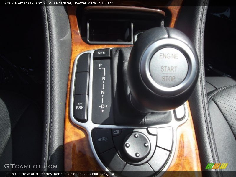 Pewter Metallic / Black 2007 Mercedes-Benz SL 550 Roadster