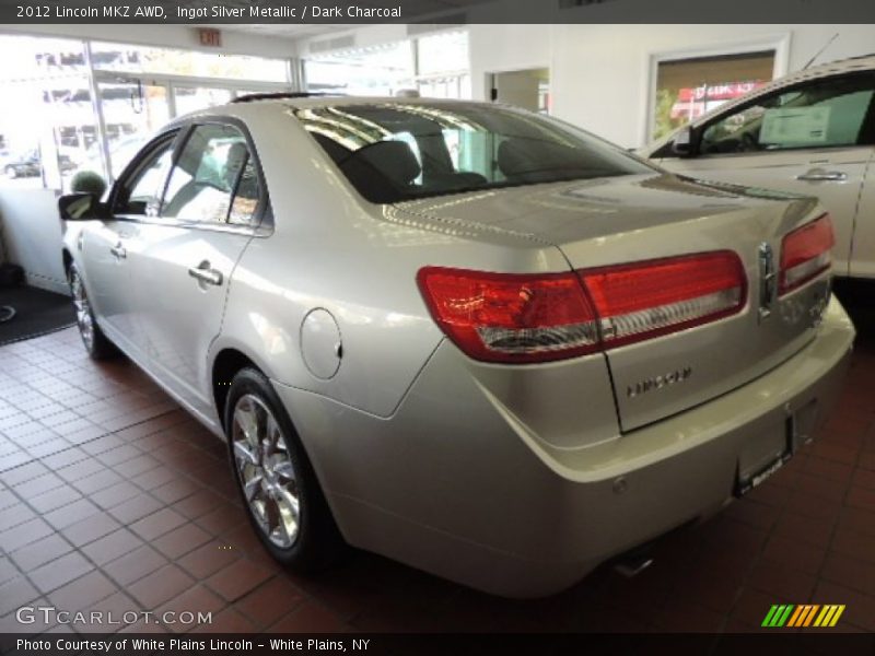 Ingot Silver Metallic / Dark Charcoal 2012 Lincoln MKZ AWD