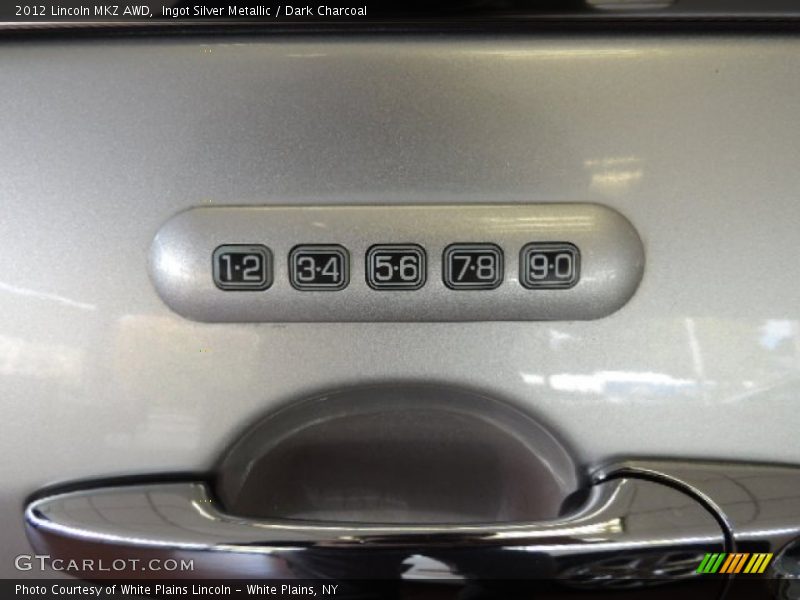 Ingot Silver Metallic / Dark Charcoal 2012 Lincoln MKZ AWD