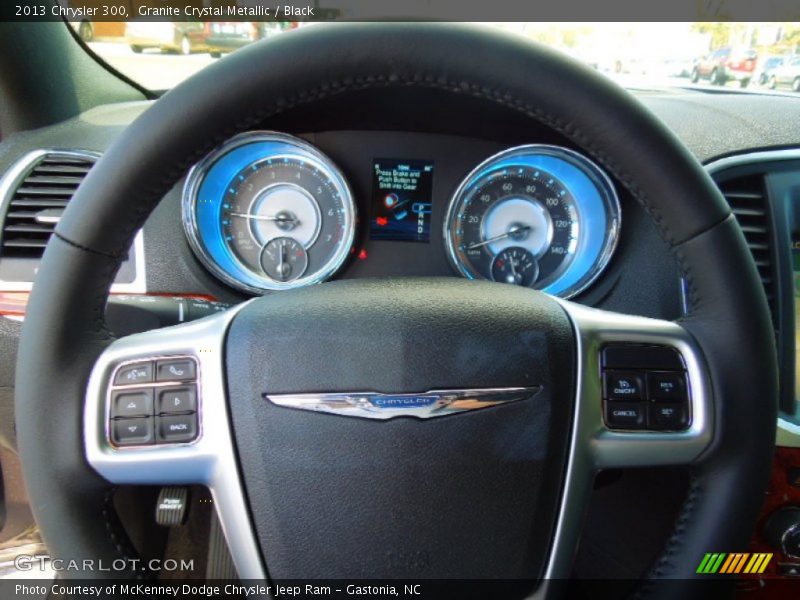 Granite Crystal Metallic / Black 2013 Chrysler 300