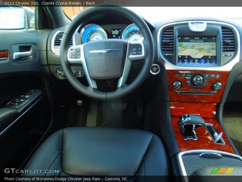 Granite Crystal Metallic / Black 2013 Chrysler 300