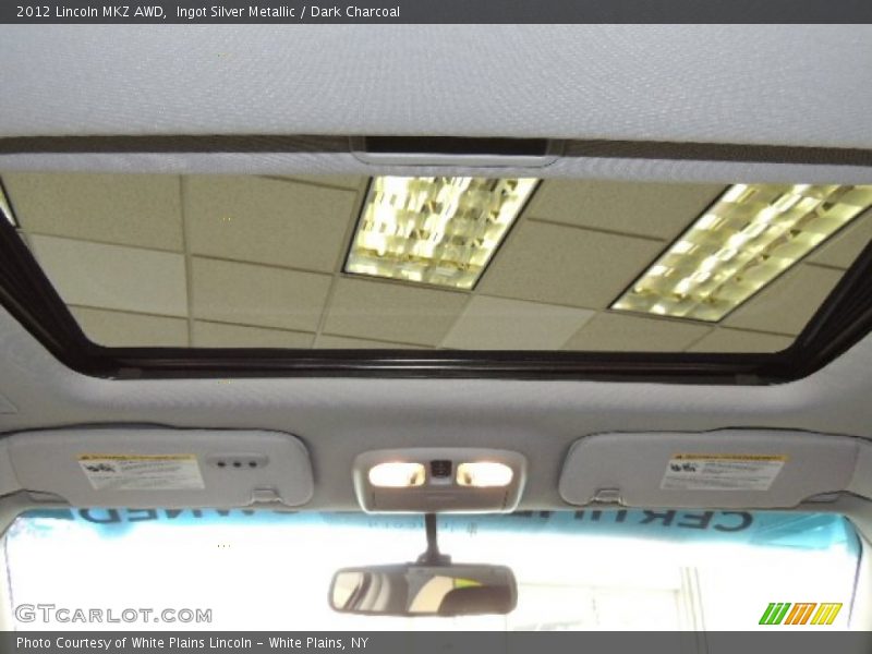 Ingot Silver Metallic / Dark Charcoal 2012 Lincoln MKZ AWD
