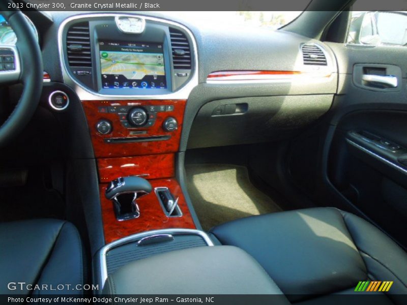 Granite Crystal Metallic / Black 2013 Chrysler 300