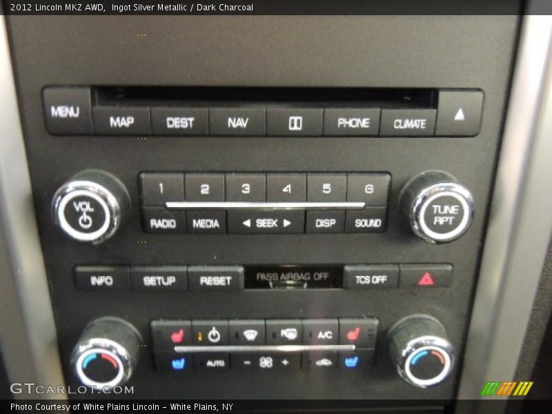 Ingot Silver Metallic / Dark Charcoal 2012 Lincoln MKZ AWD