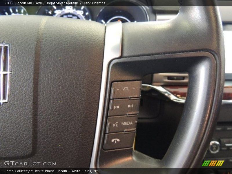 Ingot Silver Metallic / Dark Charcoal 2012 Lincoln MKZ AWD