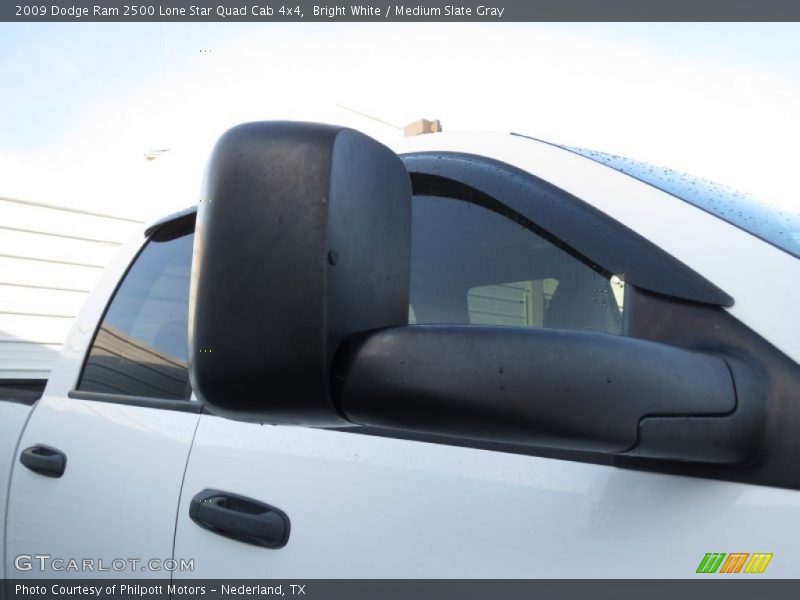 Bright White / Medium Slate Gray 2009 Dodge Ram 2500 Lone Star Quad Cab 4x4