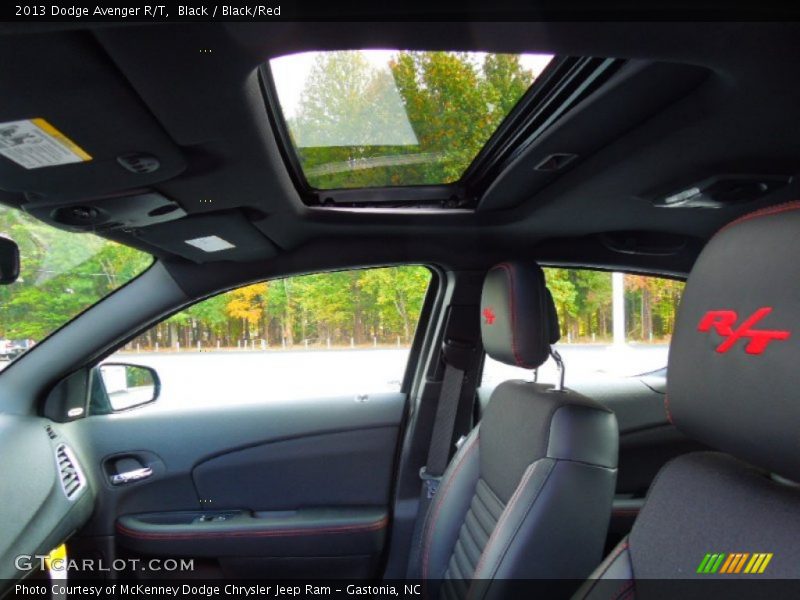 Black / Black/Red 2013 Dodge Avenger R/T
