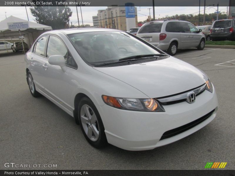 Taffeta White / Ivory 2008 Honda Civic EX Sedan