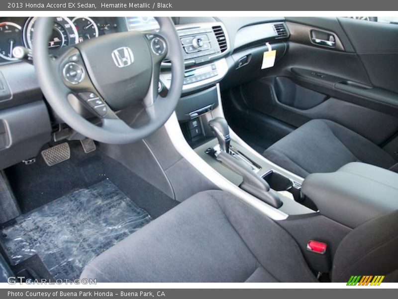 Hematite Metallic / Black 2013 Honda Accord EX Sedan