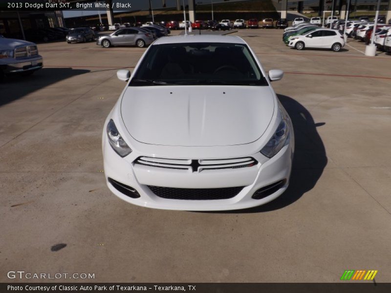 Bright White / Black 2013 Dodge Dart SXT