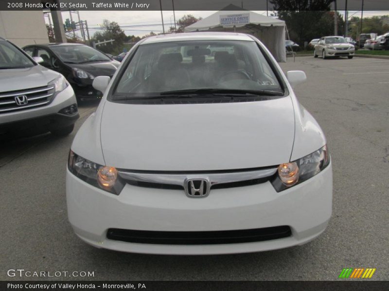 Taffeta White / Ivory 2008 Honda Civic EX Sedan