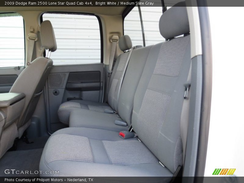 Bright White / Medium Slate Gray 2009 Dodge Ram 2500 Lone Star Quad Cab 4x4