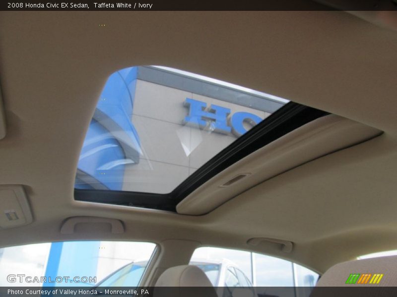 Taffeta White / Ivory 2008 Honda Civic EX Sedan