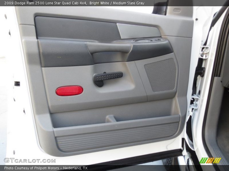 Bright White / Medium Slate Gray 2009 Dodge Ram 2500 Lone Star Quad Cab 4x4