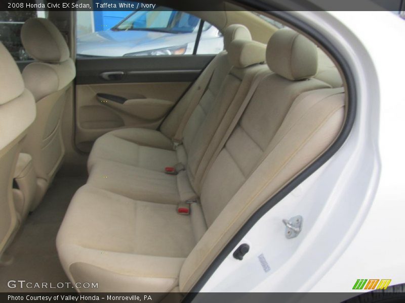 Taffeta White / Ivory 2008 Honda Civic EX Sedan