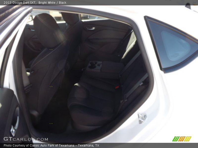 Bright White / Black 2013 Dodge Dart SXT