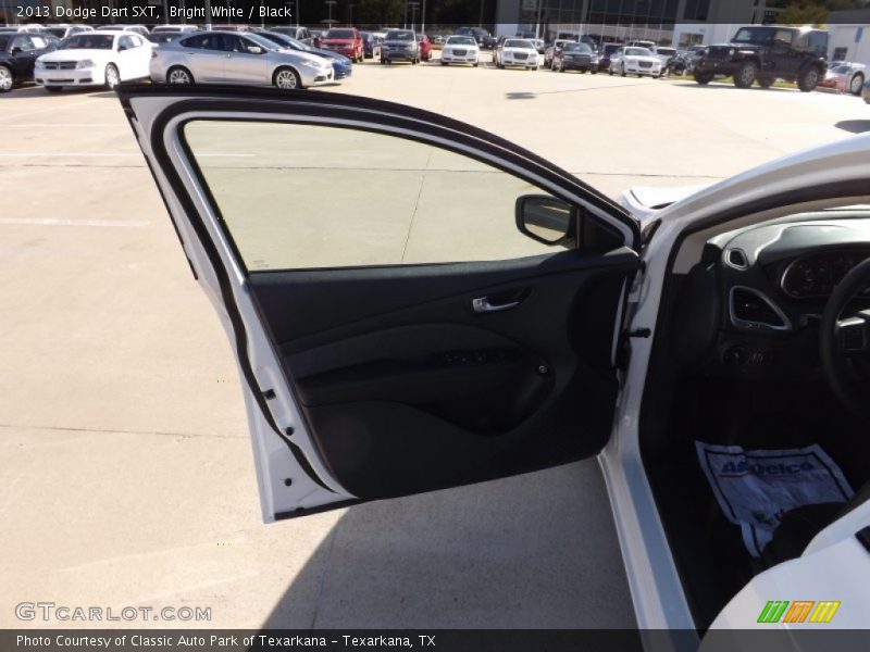 Bright White / Black 2013 Dodge Dart SXT