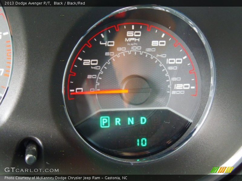 Black / Black/Red 2013 Dodge Avenger R/T
