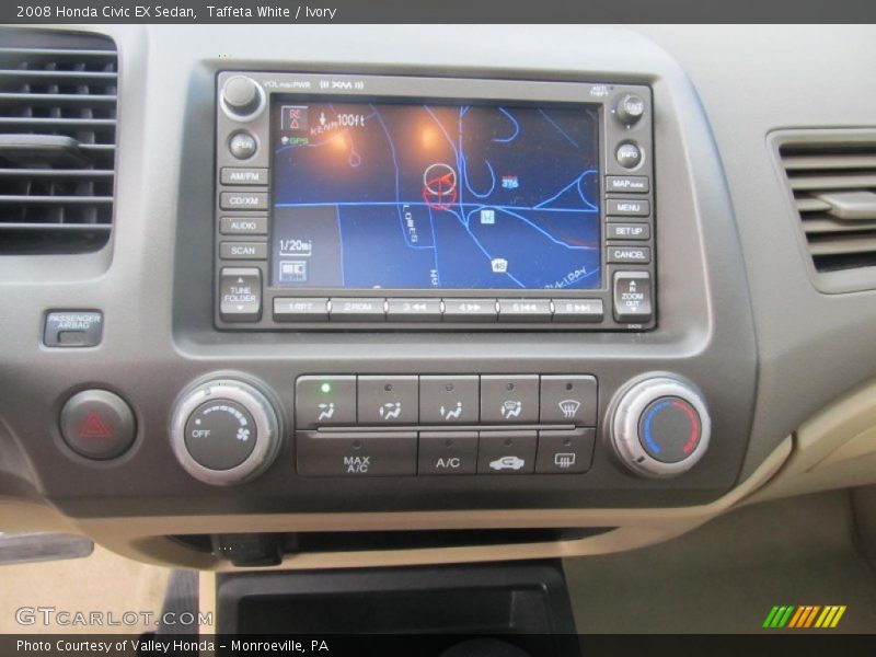 Taffeta White / Ivory 2008 Honda Civic EX Sedan