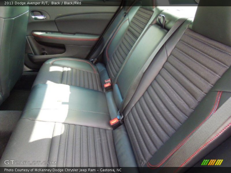 2013 Avenger R/T Black/Red Interior