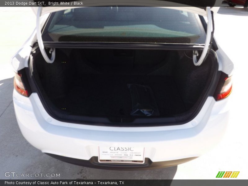 Bright White / Black 2013 Dodge Dart SXT
