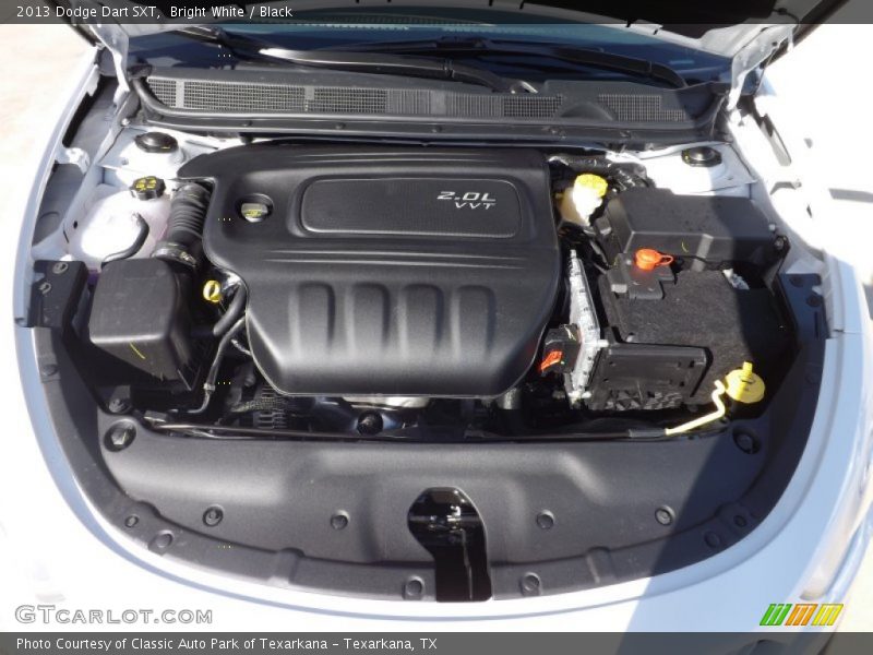 Bright White / Black 2013 Dodge Dart SXT