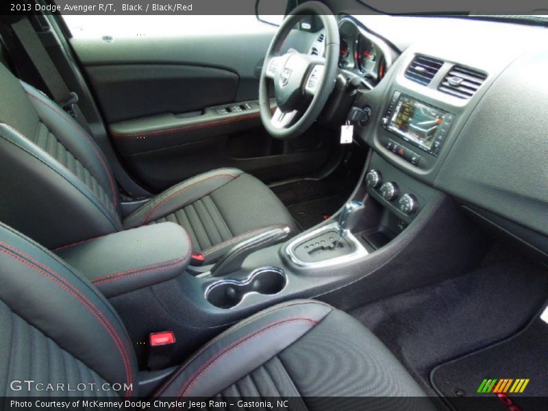 Black / Black/Red 2013 Dodge Avenger R/T