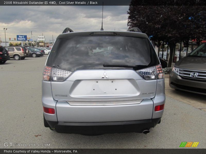 Cool Silver Metallic / Black 2008 Mitsubishi Outlander ES 4WD