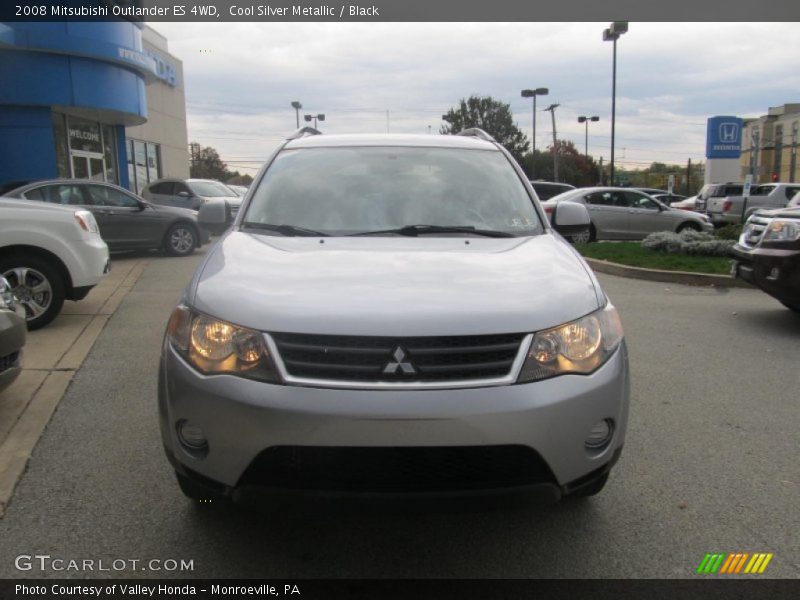Cool Silver Metallic / Black 2008 Mitsubishi Outlander ES 4WD