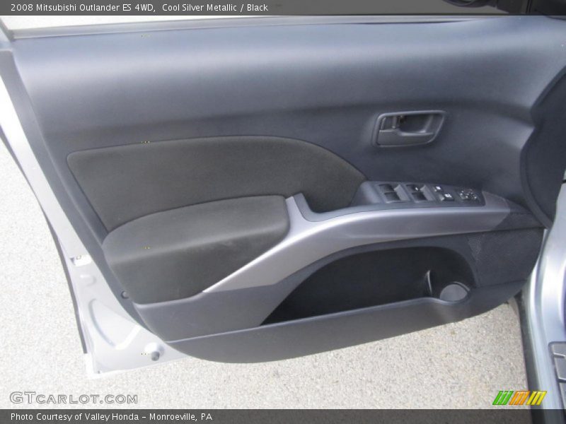Cool Silver Metallic / Black 2008 Mitsubishi Outlander ES 4WD