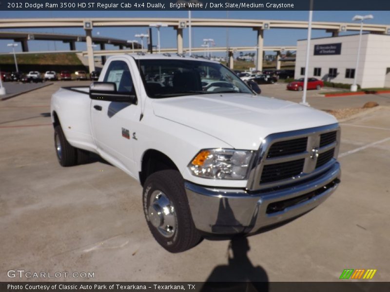 Front 3/4 View of 2012 Ram 3500 HD ST Regular Cab 4x4 Dually