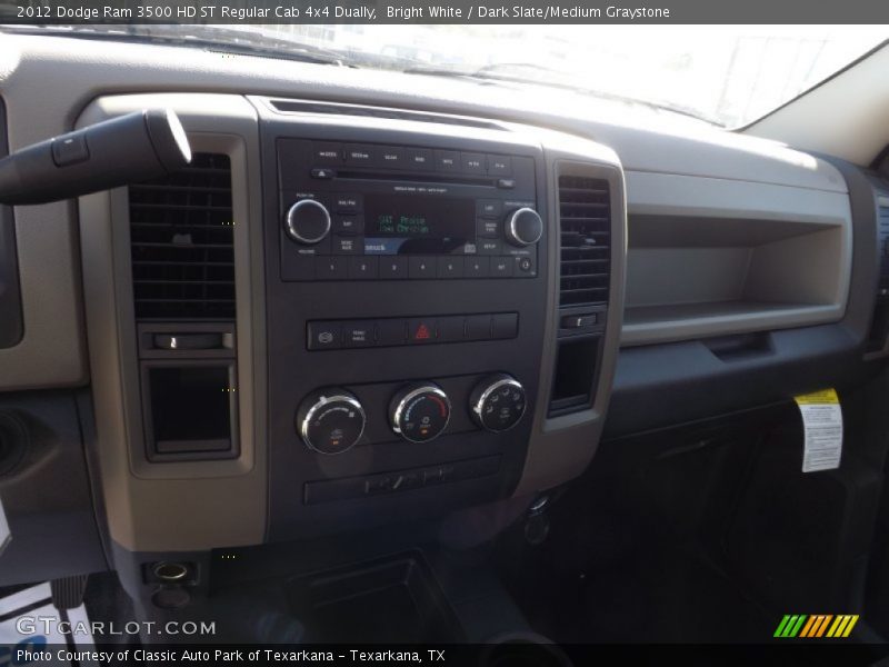 Bright White / Dark Slate/Medium Graystone 2012 Dodge Ram 3500 HD ST Regular Cab 4x4 Dually