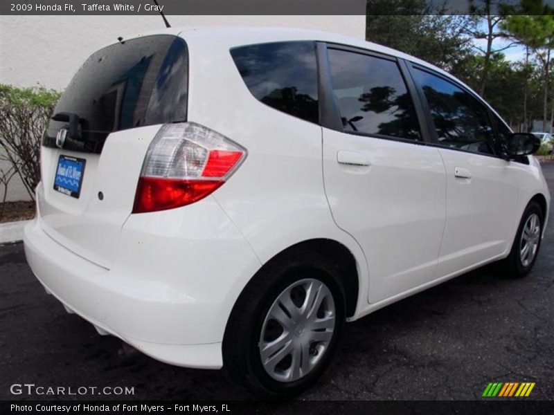 Taffeta White / Gray 2009 Honda Fit