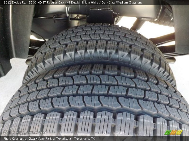 Bright White / Dark Slate/Medium Graystone 2012 Dodge Ram 3500 HD ST Regular Cab 4x4 Dually