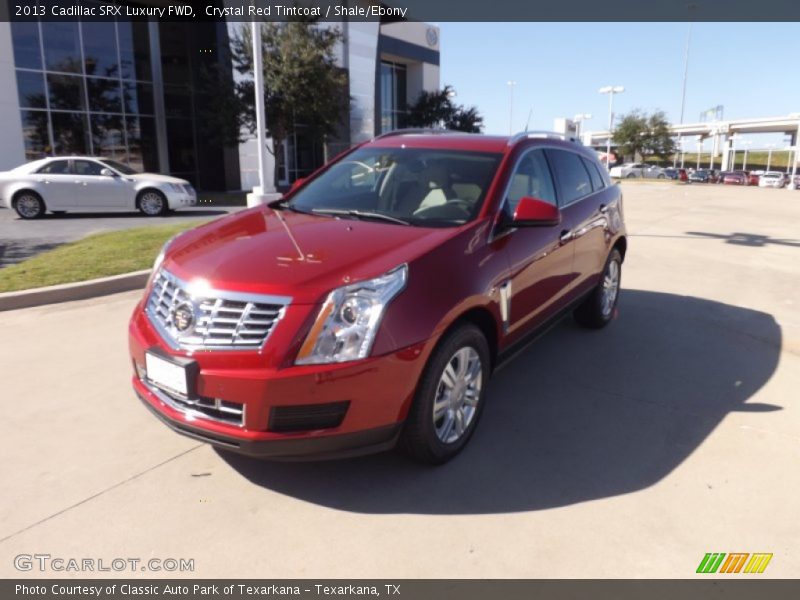 Crystal Red Tintcoat / Shale/Ebony 2013 Cadillac SRX Luxury FWD