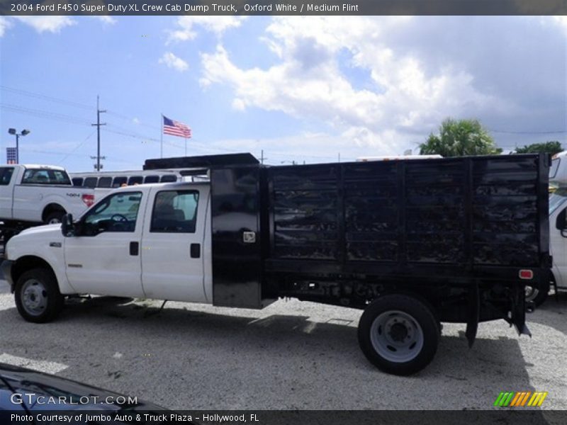 Oxford White / Medium Flint 2004 Ford F450 Super Duty XL Crew Cab Dump Truck