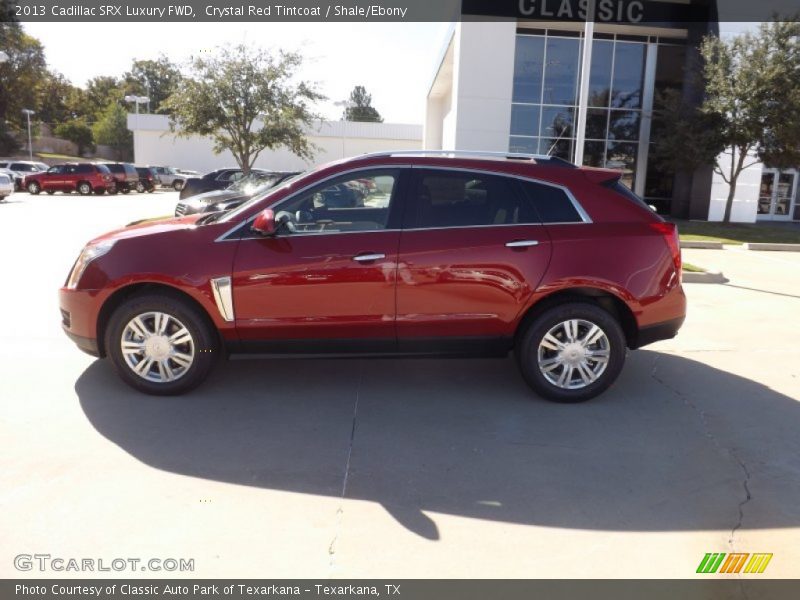 Crystal Red Tintcoat / Shale/Ebony 2013 Cadillac SRX Luxury FWD