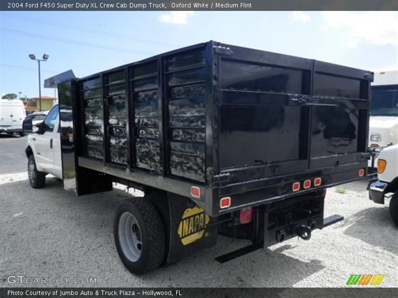 Oxford White / Medium Flint 2004 Ford F450 Super Duty XL Crew Cab Dump Truck