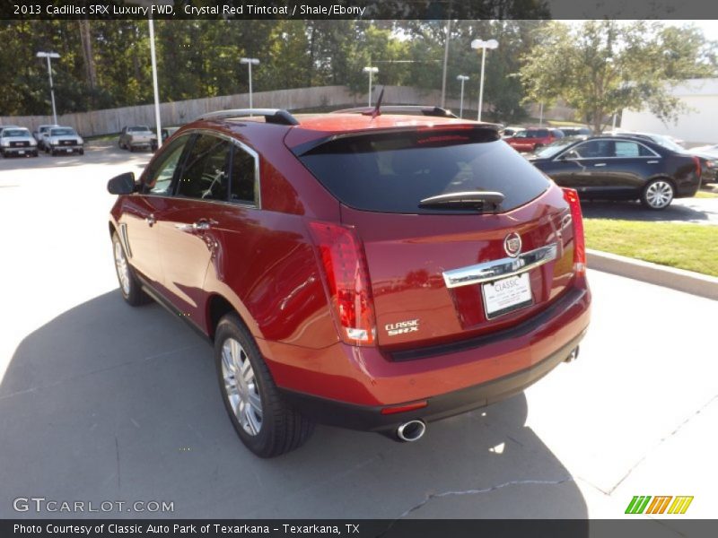 Crystal Red Tintcoat / Shale/Ebony 2013 Cadillac SRX Luxury FWD