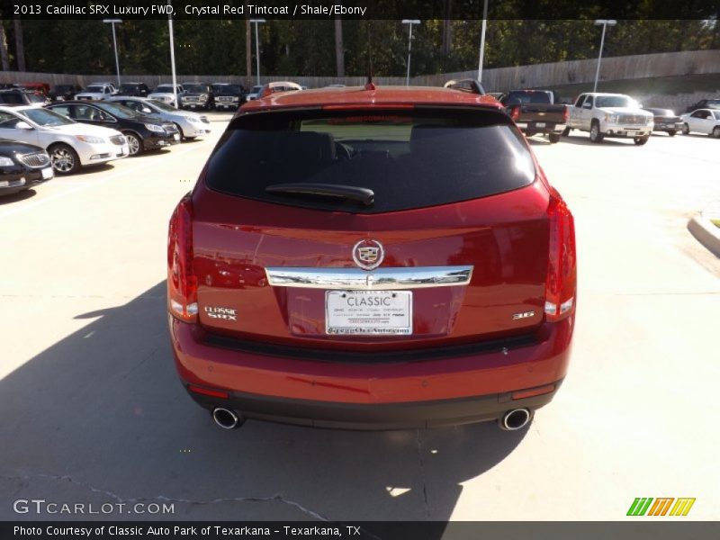 Crystal Red Tintcoat / Shale/Ebony 2013 Cadillac SRX Luxury FWD