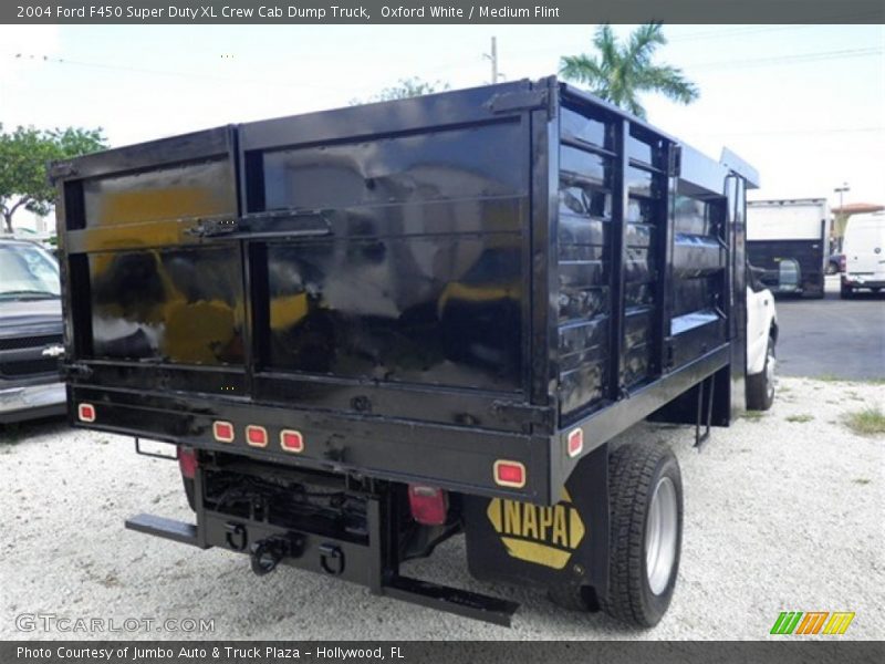 Oxford White / Medium Flint 2004 Ford F450 Super Duty XL Crew Cab Dump Truck